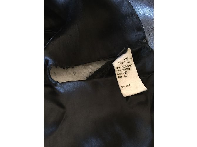 MARC JACOBS Jacken T.FR 44 Leder Schwarz - Ansicht 5
