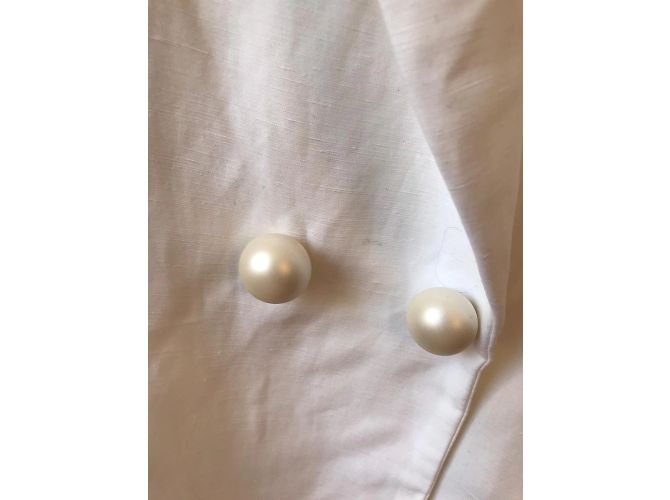ERMANNO SCERVINO Jacken T.FR 36 Synthetisch Weiß - Ansicht 3