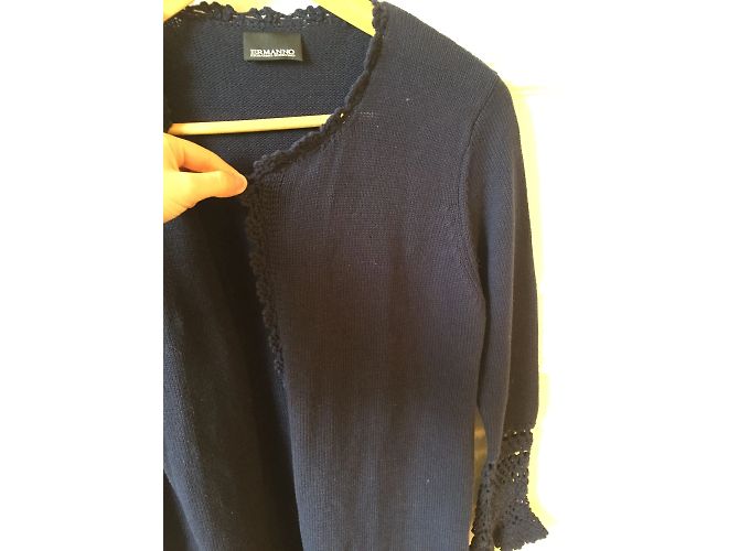 ERMANNO SCERVINO Jacken T.FR 36 Synthetisch Marineblau - Ansicht 3