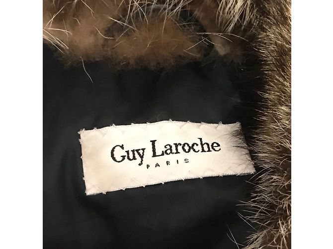 GUY LAROCHE Jacken T.FR 38 Leder Schwarz - Ansicht 4