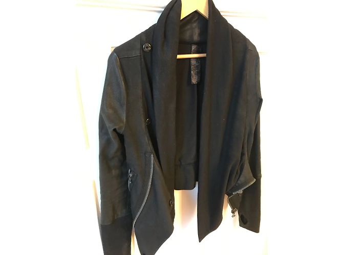 HUDSON Jacken T.International S Leder Schwarz - Ansicht 2