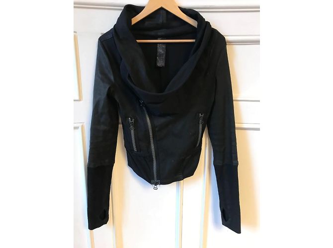 HUDSON Jacken T.International S Leder Schwarz - Ansicht 3