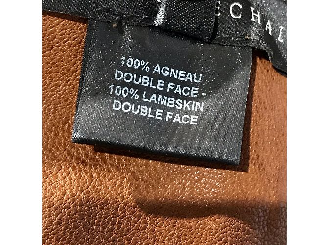 INES ET MARECHAL Jacken T.fr 36 Rindsleder Beige - Ansicht 6
