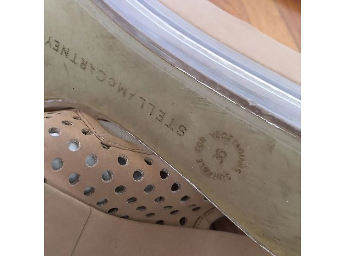 Stella Mc Cartney STELLA MCCARTNEY Sandali T.EU 36 Camoscio Beige - vista 5