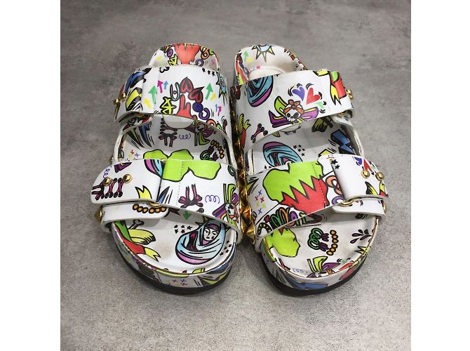 SUECOMMA BONNIE Sandali T.EU 36 Pelle Multicolore - vista 2