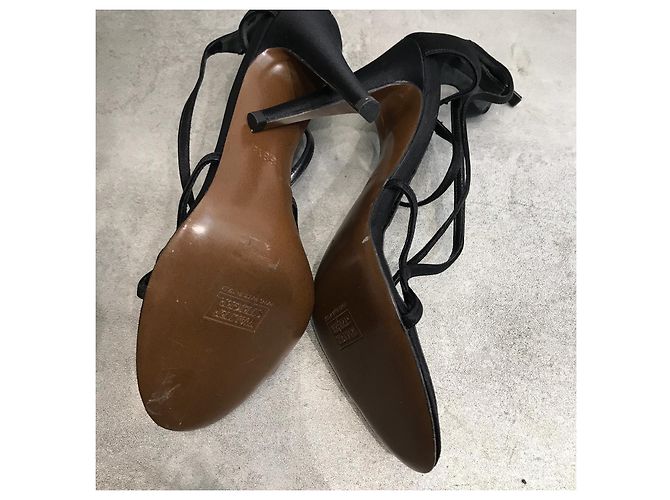 Sandali WALTER STEIGER T.EU 38 Tessuto Nero - vista 4