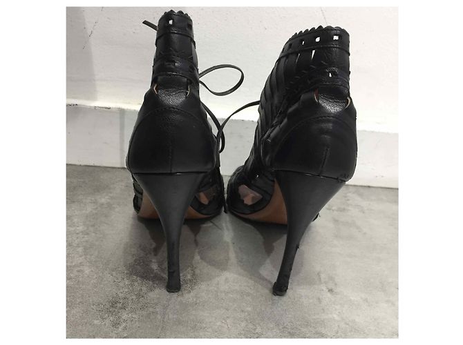 Alaïa Sandali ALAIA T.EU 38.5 Pelle Nero - vista 4