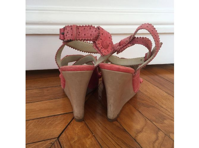 Sandali BALENCIAGA T.EU 37 Pelle Rosa - vista 3
