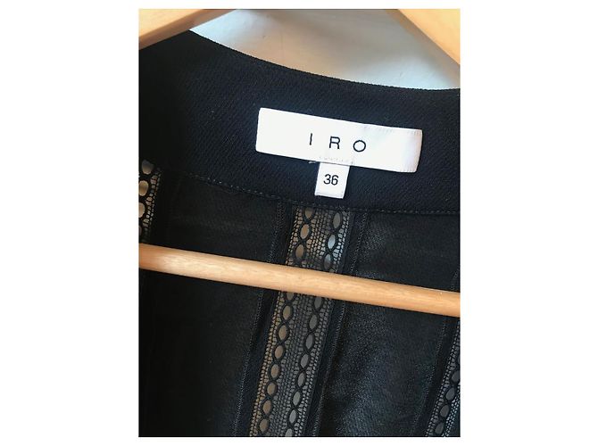 IRO Jacken T.FR 36 Viskose Schwarz - Ansicht 3