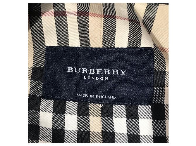 Abrigos BURBERRY T.FR 36 Algodón Negro - vista 6