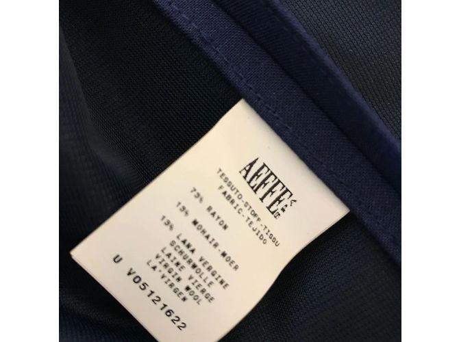 ALBERTA FERRETTI Jaquetas T.FR 36 Sintético Azul marinho - vista 5