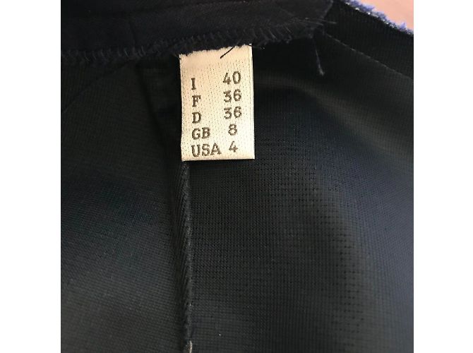 ALBERTA FERRETTI Jaquetas T.FR 36 Sintético Azul marinho - vista 6