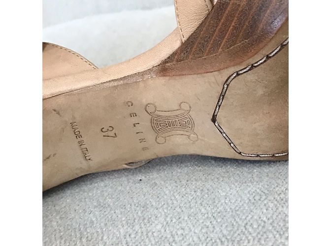 Céline Sandali CELINE T.EU 37 Pelle Beige - vista 6