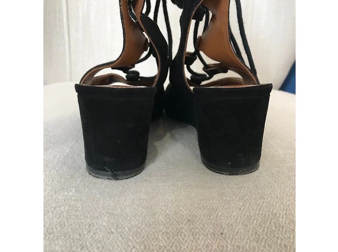 Chloé Sandali CHLOE T.EU 36.5 Camoscio Nero - vista 6