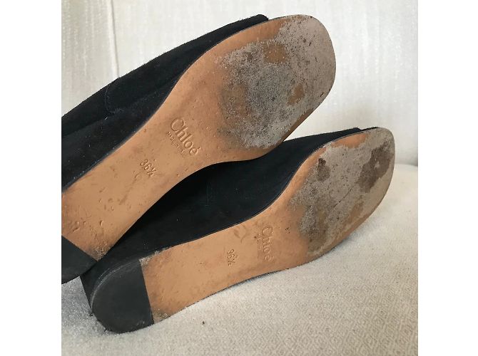 Chloé Sandali CHLOE T.EU 36.5 Camoscio Nero - vista 7