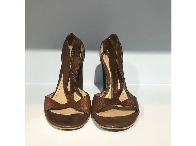 Sandali ETRO T.EU 37 Pelle Marrone - vista 2