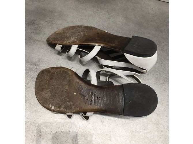 Sandali GIUSEPPE ZANOTTI T.EU 37 Pelle Bianco - vista 4