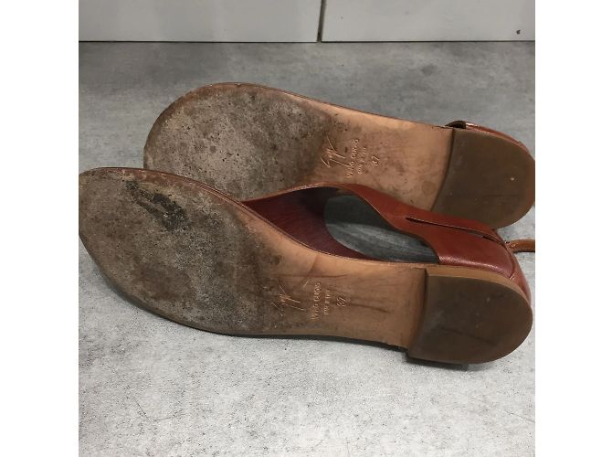 GIUSEPPE ZANOTTI Sandali T.EU 37 Pelle Marrone - vista 4