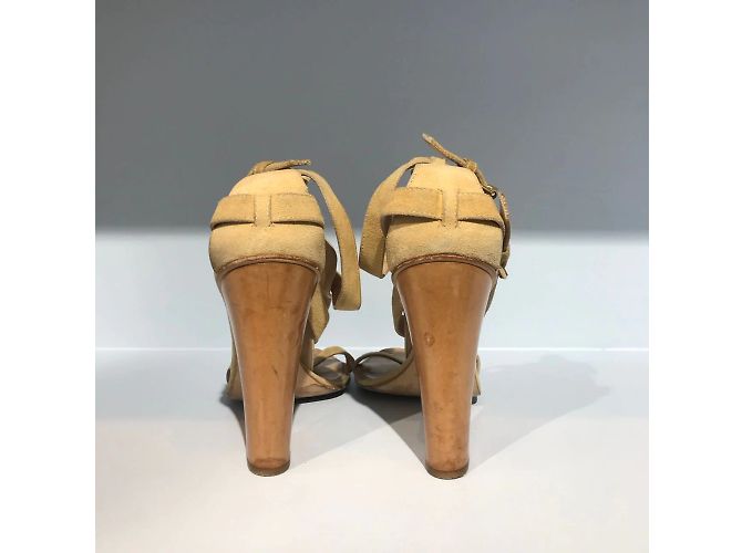 Sandalias GIUSEPPE ZANOTTI T.EU 38 Ante Beige - vista 3