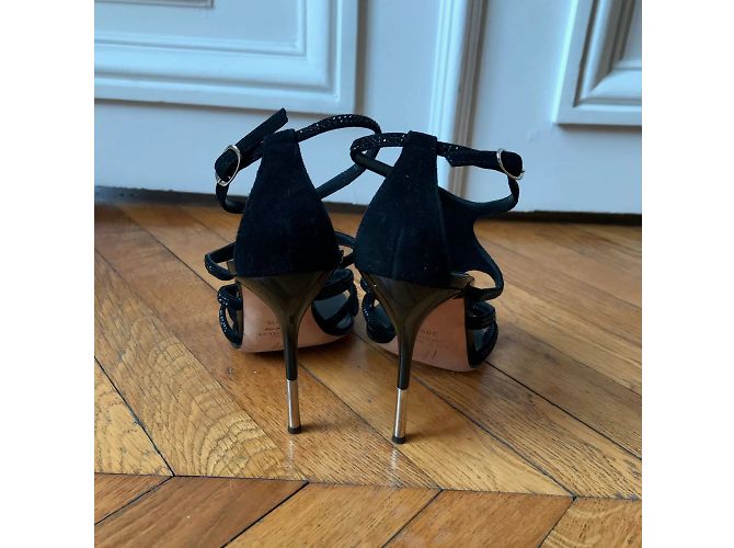 Sandali GIUSEPPE ZANOTTI T.EU 38.5 Pelle Nero - vista 4