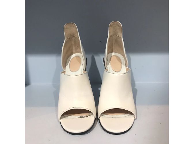 GIVENCHY Sandalen T.EU 37 Leder Weiß - Ansicht 2