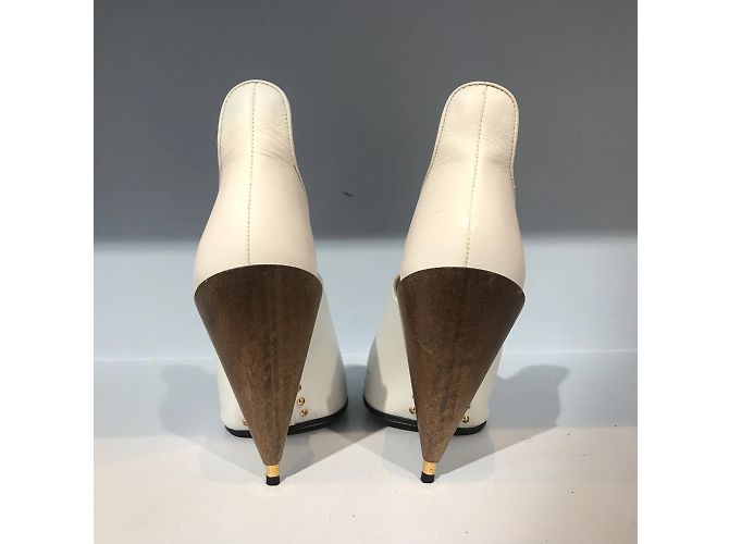 GIVENCHY Sandalen T.EU 37 Leder Weiß - Ansicht 5
