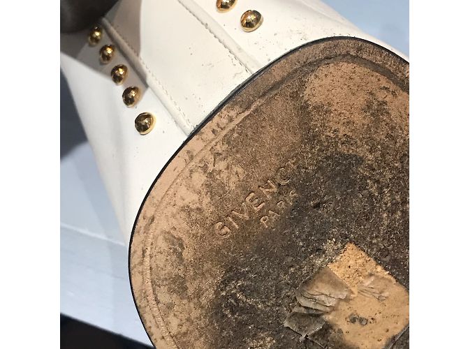 GIVENCHY Sandalen T.EU 37 Leder Weiß - Ansicht 7