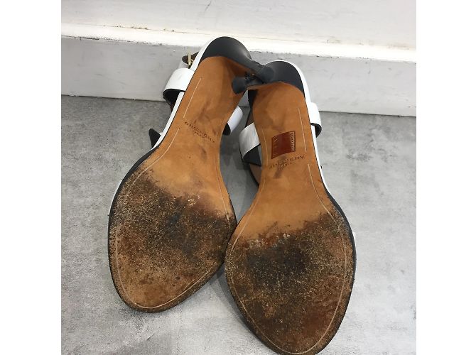 GIVENCHY Sandalen T.EU 39 Leder Schwarz - Ansicht 6