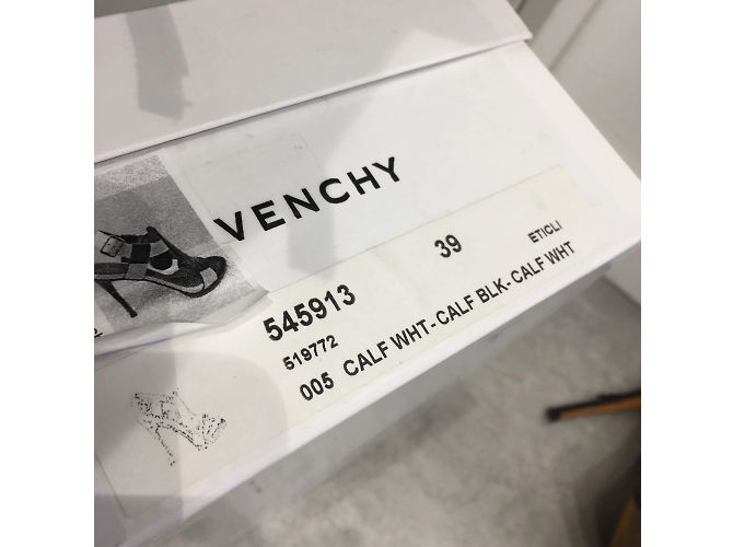 GIVENCHY Sandalen T.EU 39 Leder Schwarz - Ansicht 8