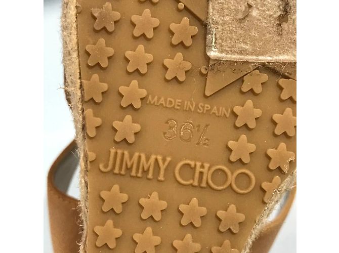 Sandali JIMMY CHOO T.EU 36.5 Pelle Beige - vista 5