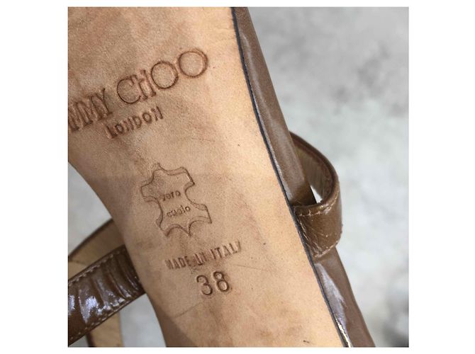 Sandali JIMMY CHOO T.EU 38 Pelle Cachi - vista 5
