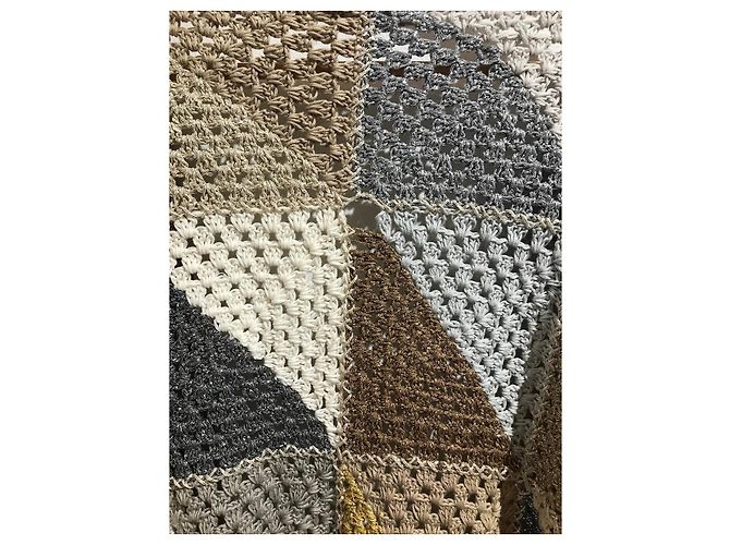 Autre Marque ROSE CARMINE Strickwaren T.FR Einheitsgröße Baumwolle Mehrfarben - Ansicht 3