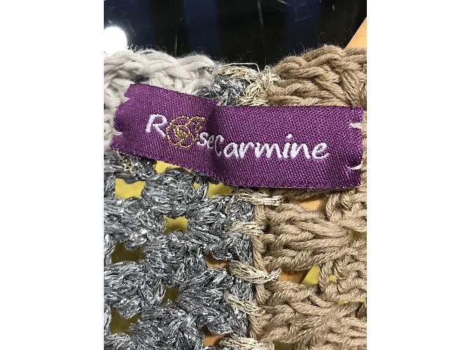 Autre Marque ROSE CARMINE Strickwaren T.FR Einheitsgröße Baumwolle Mehrfarben - Ansicht 4