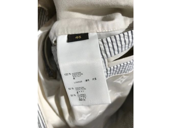 LOUIS VUITTON Jacken T.fr 46 Baumwolle Roh - Ansicht 10