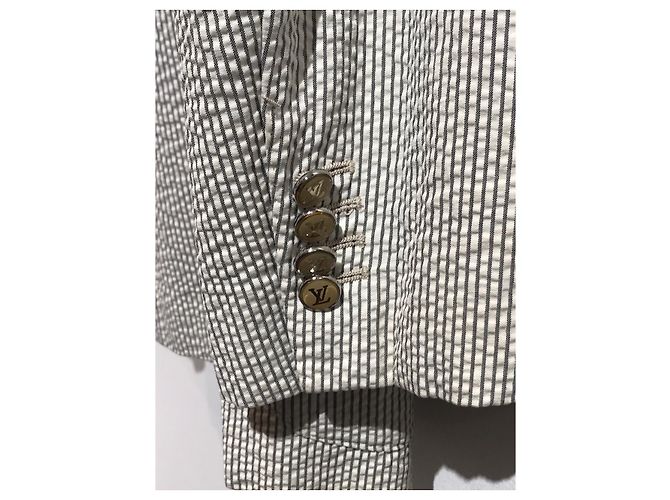 LOUIS VUITTON Jacken T.fr 46 Baumwolle Roh - Ansicht 3