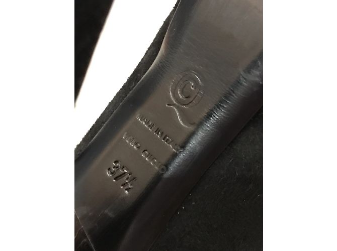 ALEXANDER MCQUEEN Tacchi T.EU 37.5 Camoscio Nero - vista 8