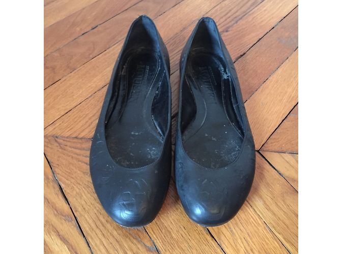 ALEXANDER MCQUEEN Bailarinas T.EU 37 Cuero Negro - vista 2