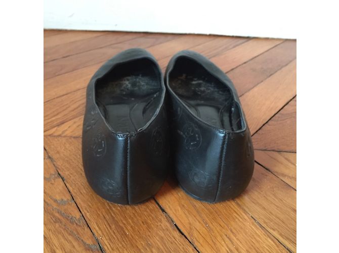 ALEXANDER MCQUEEN Bailarinas T.EU 37 Cuero Negro - vista 3