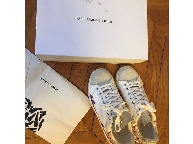 Scarpe ISABEL MARANT T.EU 36 Tessuto Bianco - vista 7