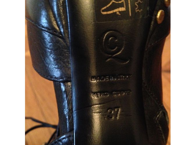 ALEXANDER MCQUEEN Stivaletti T.EU 37 Pelle Nero - vista 9