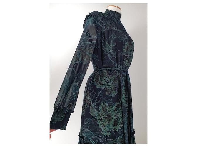 Bruuns Bazaar Jacobin Kleid Grün Mehrfarben - Ansicht 3