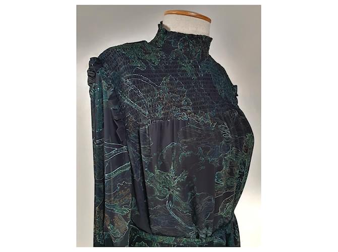 Bruuns Bazaar Jacobin Kleid Grün Mehrfarben - Ansicht 5