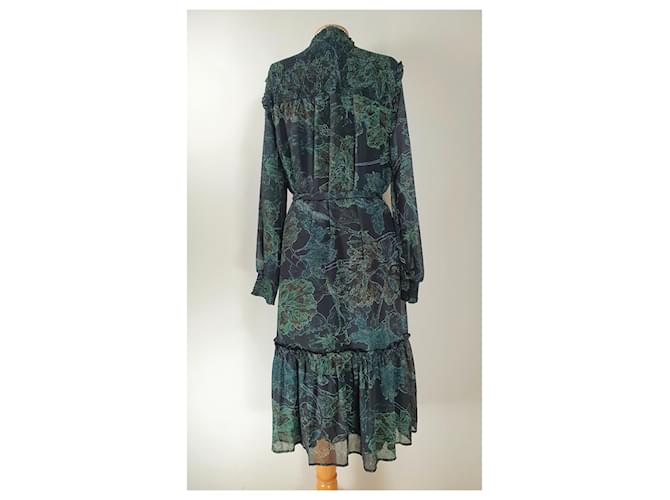 Bruuns Bazaar Jacobin Kleid Grün Mehrfarben - Ansicht 6
