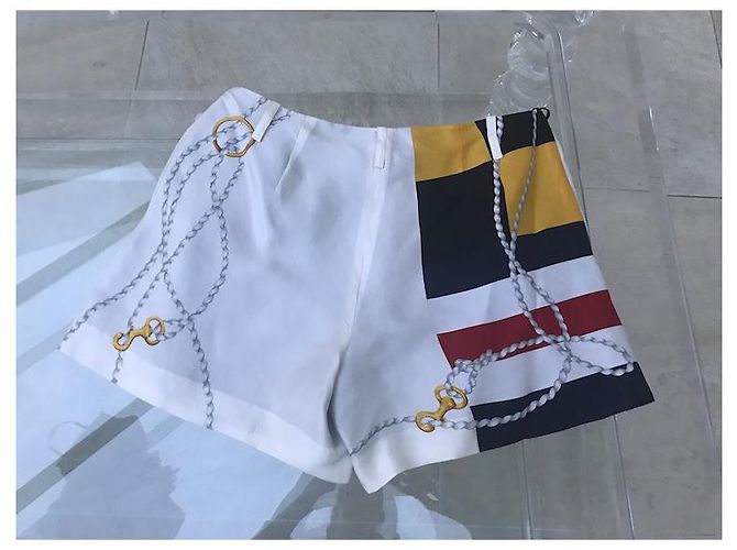 Ralph Lauren Black Label-Shorts Weiß Rot Marineblau - Ansicht 3