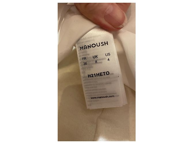 Top Manoush Blanco de Algodón con Cuello Bordado Inglés - vista 5