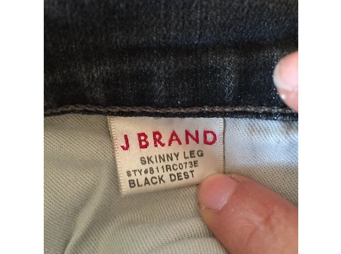 J BRAND Jeans T.US 24 Denim - Jeans Negro - vista 6