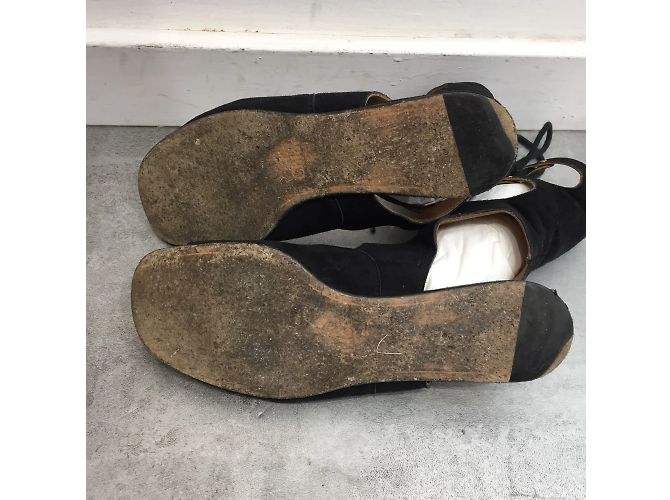 Chloé Sandálias CHLOE T.EU 37.5 Camurça Preto - vista 5