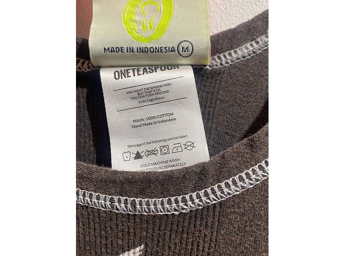 Autre Marque UNA CUCHARADITA Tops T.International M Algodón Castaño - vista 4