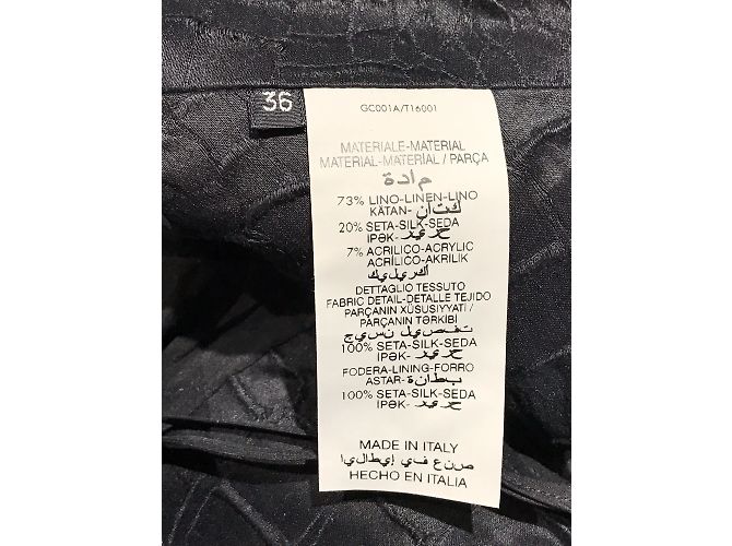 Faldas TOM FORD T.IT 36 de lino Negro - vista 4