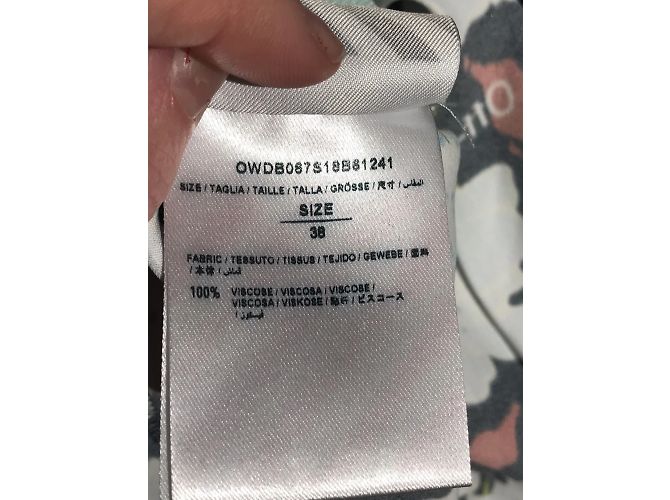 Off White OFF-WHITE Kleider T.IT 38 Viskose Mehrfarben - Ansicht 6